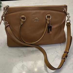 Coach Brown Leather Shoulder Bag
